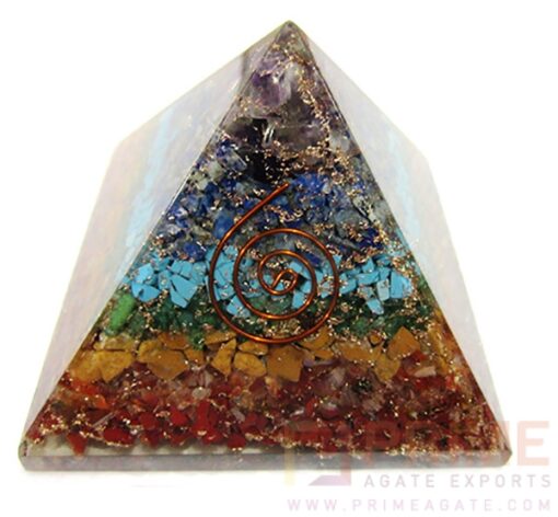 7ChakraStonesOrgoneLayerPyramid-withReikiSymbol
