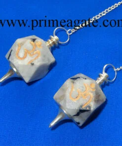 Rainbow-Moonstone-OM-Engraved-Pendulums