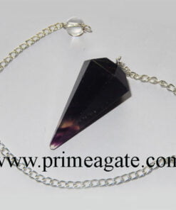 Purple-Flourite-Faceted-Pendulum