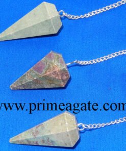 Ruby-Fuchsite-Facetted-Pendulums