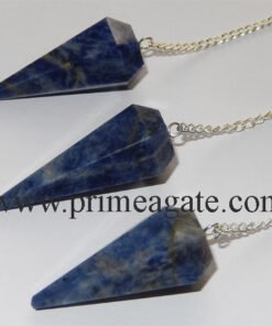 Sodalite-Faceted-Pendulums