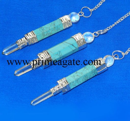Turquoise-3Pc-Pendulums