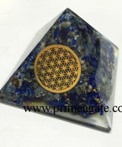 lapis-lazuli-orgonite-pyramid-with-metal-flower-of-life
