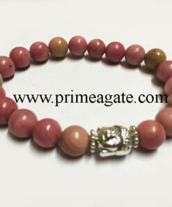 rhodocrosite-stretchable-buddha-bracelet