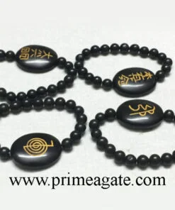 black-agate-choko-reiki-bracelet-set