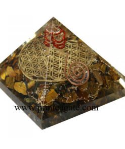 Tiger-Eye-Orgone-Pyramid-With-Inside-Flower-Of-Life-And-Charge-Crystal-Point