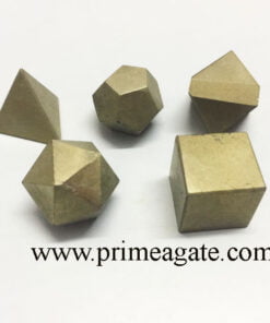 Golden-Pyrite-5Pc-Geometry-Set