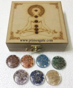 Buddha-Etched-Chakra-Box-With-Orgone-Chakra-Disc-Sets